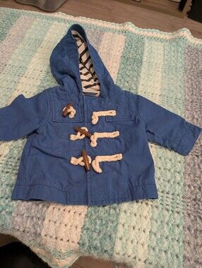Bany Gap Paddington Bear Baby Hooded Toggle Jacket - Size 0-6 Months